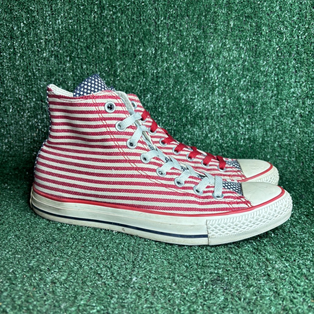 Converse Chuck Taylor All Star Spec Hi USA Sneakers Red Unisex Mens 8 Womens 10